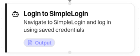 Parse inputs block
